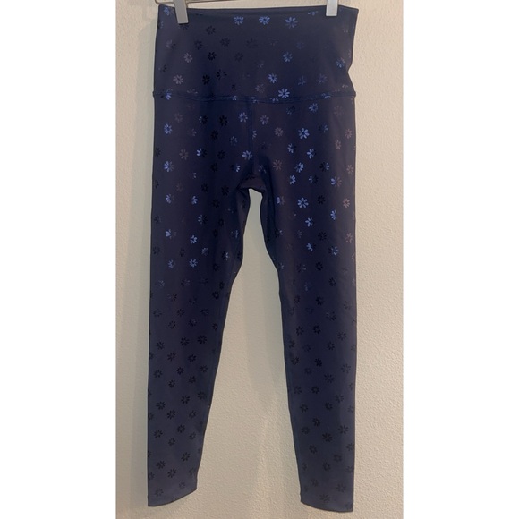 Beyond Yoga Navy Floral Leggings - Picture 3 of 7